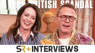 Claire Foy amp Paul Bettany A Very British Scandal Interview [upl. by Nerb999]