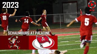 Palatine vs Schaumburg Varsity Soccer [upl. by Huskamp]