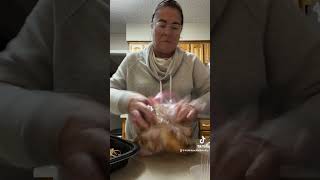 Viral Chicken Debone Hack dinnertime foodprep kitchentipsandtricks [upl. by Idalla990]