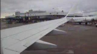 Alaska Airlines Boeing 737700 Pushback SeattleTacoma Airport [upl. by Netfa]