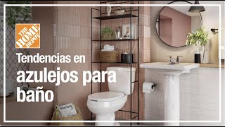 Conoce las tendencias en azulejos para baño  Pisos [upl. by Stanleigh]