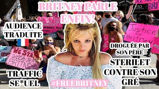 BRITNEY SPEARS PARLE ENFIN 🇫🇷TRADUCTION DE LAUDIENCE FREEBRITNEY [upl. by Riti]