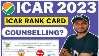 ICAR COUNSELLING 2023 REGISTRATION • ICAR RANK CARD 2023 • ICAR UG COUNSELLING DATE 2023• ICAR 2023 [upl. by Hokanson]