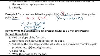 Parallel and Perpendicular Lines [upl. by Esenaj]