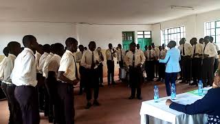 St Josephs boys kitale performing Angelina by Caiphus Semenya [upl. by Winni]