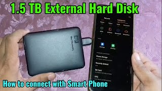 How to connect External Hard Disk with Smart PhoneWD Elements External Hard Disk ReviewPrice [upl. by Newton600]