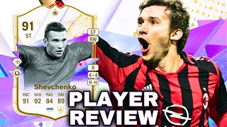 How GOOD is 91 Future Stars Shevchenko ACTUALLY 🤔  FC 24 Ultimate Team SBC Player Review [upl. by Ping]