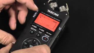 Tascam DR40 Tutorial [upl. by Gaige]