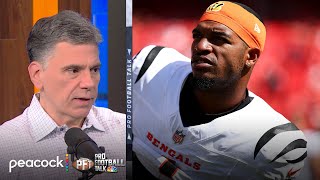 JaMarr Chases frustration shows in outburst at officials  Pro Football Talk  NFL on NBC [upl. by Eisdnil]