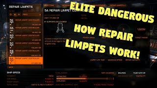 2017 Elite Dangerous How Repair Limpets Work [upl. by Kenay]