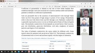 Soil Mechanics Lab08 Constant and Falling head Permeability Test [upl. by Gahl848]