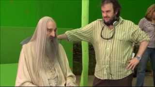 The Hobbit BTS Sir Christopher Lee returns RIP A LEGEND [upl. by Araek328]