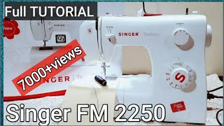 singer 2250 sewing machine demoHow to use sewing machine [upl. by Natty65]