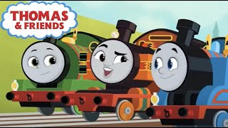 Il Trenino Thomas  Correre fino al traguardo  cartoni animati per bambini [upl. by Ardnoed590]