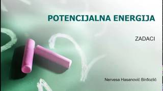 Potencijalna energija  Zadaci [upl. by Ethelred530]