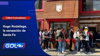 Hugo Rodallega es el ídolo de la hinchada de Santa Fe cariño por el goleador [upl. by Billy]