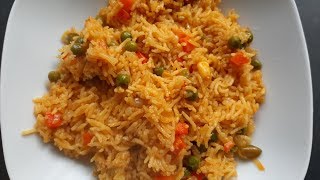 Easy Curried Vegetable rice [upl. by Emmi]