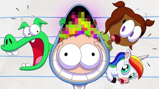 WHATS UNDER BOYS HOOD NEW Boy amp Dragon  Cartoons For Kids  WildBrain Fizz [upl. by Ahsimed]