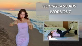 HOURGLASS ABS WORKOUT  8 Minutes [upl. by Donelle847]