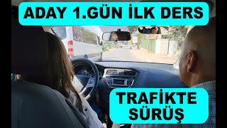 Sıfır Aday 1Gün Trafik içinde Sürüş Deneyimi İlk Gün İçin Gayet Başarılı mıyız Görelim [upl. by Olenka]