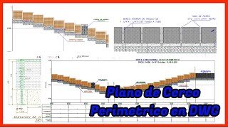 Plano del CERCO PERIMETRICO en DWG 👉 GRATISSSS [upl. by Neelhsa]