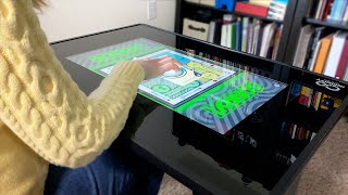 Arcade1Ups Infinity Game Table Board games on demand EXCLUSIVE first look [upl. by Anilys]