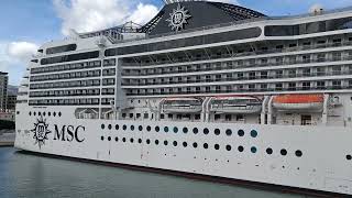 MSC POESIA in Palermo Italy [upl. by Ainek]