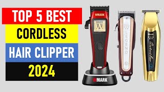 Top 5 Best Cordless Hair Clipper in 2024 [upl. by Llewol673]