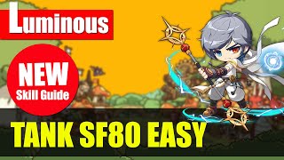 Maplestory m  Luminous tank sf80 Easy  Skill Guide [upl. by Shurlock]