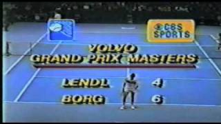 Björn Borg vs Ivan Lendl Masters F 1981 [upl. by Olbap]