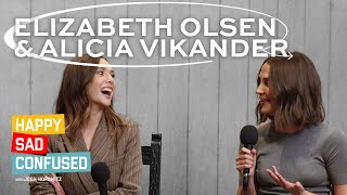 Elizabeth Olsen amp Alicia Vikander talk THE ASSESSMENT Marvel pet peeves I Happy Sad Confused [upl. by Nodnart]