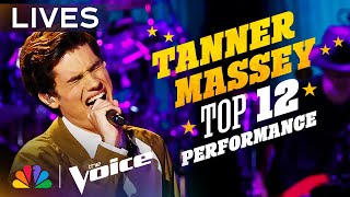 Tanner Massey Performs quotThnks fr th Mmrsquot by Fall Out Boy  The Voice Lives  NBC [upl. by Niarfe]