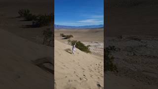 Running down the Mesquite Flat Sand Dunes at Dealth Valley starwars [upl. by Bethina137]