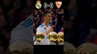 Real Madrid vs Sevilla 50 La Liga 2018 football youtube shorts [upl. by Enidualc]