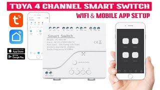 tuya 4ch smart switch mobile app setup instructions WIFI configure Tuya amp Smart Life App  Part 2 [upl. by Astrahan]