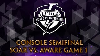 SMITE World Championship 2017  Console Semifinals  SoaR Gaming vs Aware Gaming Game 1 [upl. by Mcginnis]