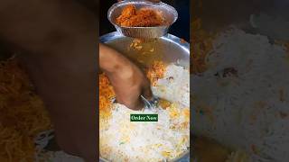 Handi of chicken biryani chachakibiryani shorts viral trending food streetfood mumbai [upl. by Ruenhs]