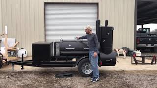 Johnson Smokers Ultimate patio trailer model [upl. by Namsu617]