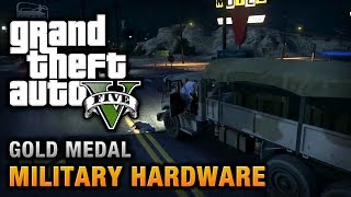 GTA 5  Mission 51  Military Hardware 100 Gold Medal Walkthrough [upl. by Luehrmann]