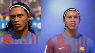 FIFA 22  Virtual Pro Clubs Lookalike Ronaldinho  Fifa 22 Icon BrazilFC Barcelona Legend [upl. by Anisamot]