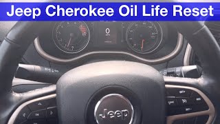 2017 Jeep Cherokee Oil Life Reset [upl. by Ryter737]