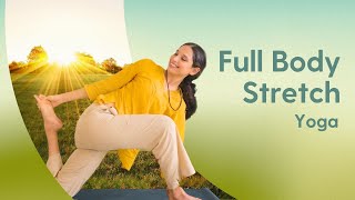 Full Body Stretch Yoga  20 Mins  Hindi [upl. by Freeland]