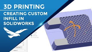 Create Custom Infill Regions for 3D Prints with SOLIDWORKS [upl. by Ordep]