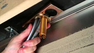 Installing a pulldown or pullout faucet with Reflex  Moen Guided Installations [upl. by Ahtibbat]