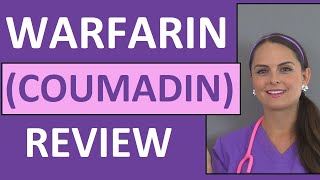 Warfarin Coumadin Anticoagulant Nursing NCLEX Review Pharmacology [upl. by Saref]