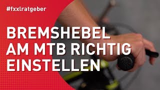 Bremshebel am Mountainbike richtig einstellen [upl. by Burnaby13]