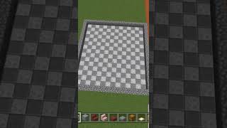 Minecraft Polished Diorite amp Andesite Cobblestone Frame Floor Design 🪨🪟 minecraftcreativemode [upl. by Ailelc]