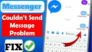 SOLVED Messenger Couldnt Send the Message Problem 😕 [upl. by Yhcir]