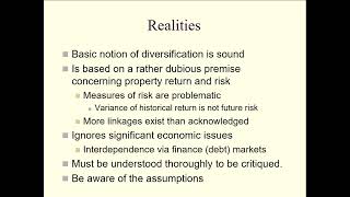 Property Portfolio Theory [upl. by Geier]