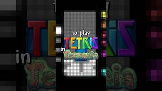 You Can Play TETRIS in Terraria [upl. by Eachelle]